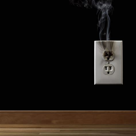 electrical box smoking|Electrical Outlet Smoke Causes .